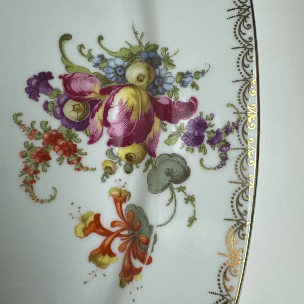 VTG Bavaria Germany H&C Heinrich & CO Set of 2 Large Serving Dish 